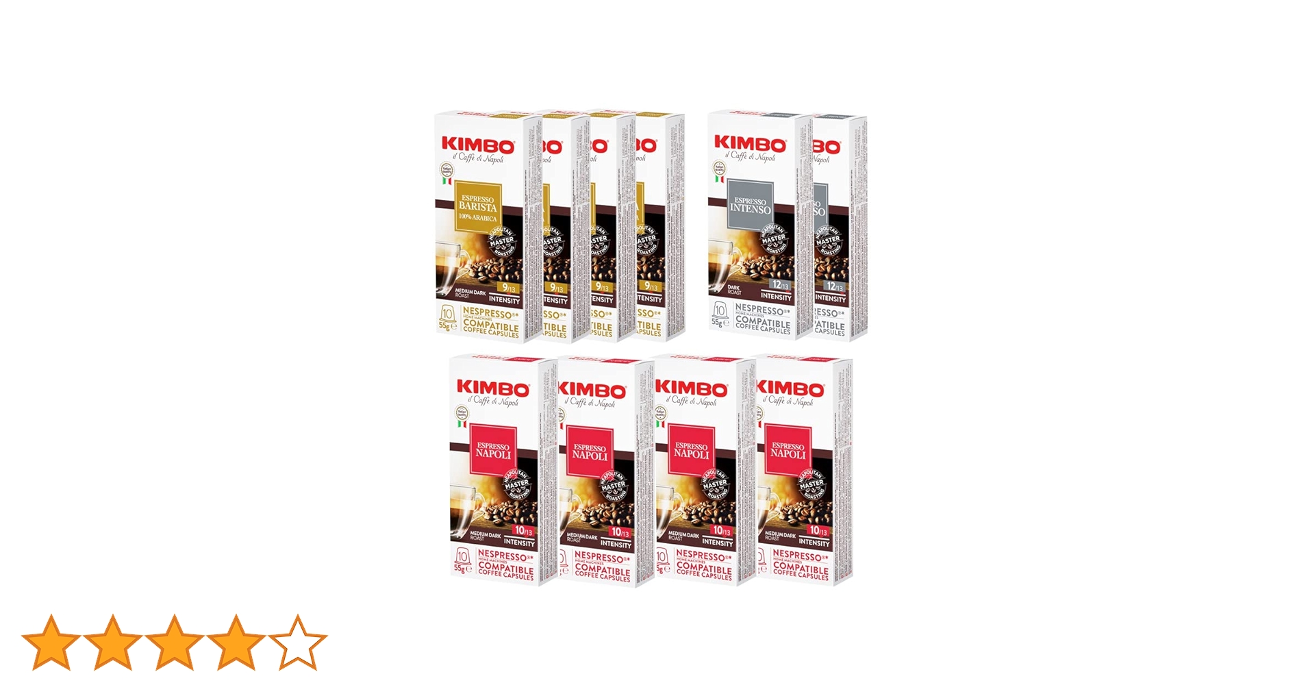 Amazon.co.jp: キンボ ネスプレッソ 互換カプセル ナポリ 100